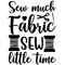 Sew Much Fabric Fabric Panel - Black/White - ineedfabric.com