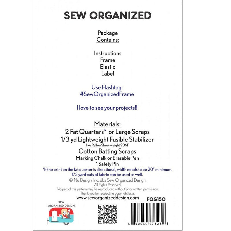 Sew Organized Pattern & Frame - ineedfabric.com
