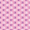 Sewing Machine 2 Fabric - Cupid Pink - ineedfabric.com
