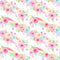 Shabby Pastel Rainbow Pattern 9 Fabric - ineedfabric.com