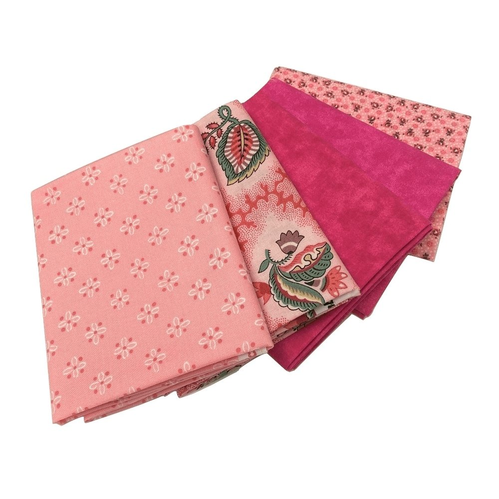 Vintage Rose Floral Fat Quarters Fabric Bundles 18 x 22 inches for  Multicolor