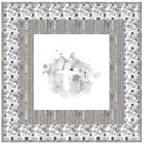 Shades of Silver Cross Wall Hanging 42" x 42" - ineedfabric.com