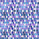 Shapes and Shades of Purple Scales Fabric - ineedfabric.com