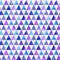 Shapes and Shades of Purple Triangles Fabric - ineedfabric.com