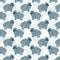 Sheep of Swirls Fabric - Blue - ineedfabric.com