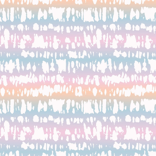 Shibori Holographic Gradient Stripes Fabric - Multi - ineedfabric.com
