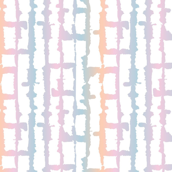 Shibori Holographic Stripes Fabric - Multi - ineedfabric.com