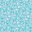 Shibori Sunburst Circles Fabric - Aqua - ineedfabric.com