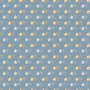 Shooting Stars In The Sky Fabric - Blue - ineedfabric.com
