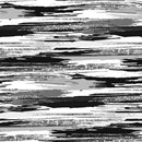 Silver Glitter and Brush Stroke Fabric - Black - ineedfabric.com