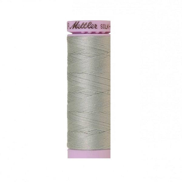 Silvery Gray Silk-Finish 50wt Solid Cotton Thread - 164yd - ineedfabric.com