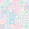 Simple Geometric Artwork Fabric - Pink - ineedfabric.com