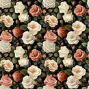 Simple Rose Wall Fabric - ineedfabric.com