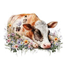 Sleepy Cow Fabric Panel - ineedfabric.com