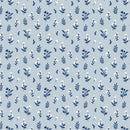 Small Flowers Of The Meadow Fabric - Light Blue - ineedfabric.com