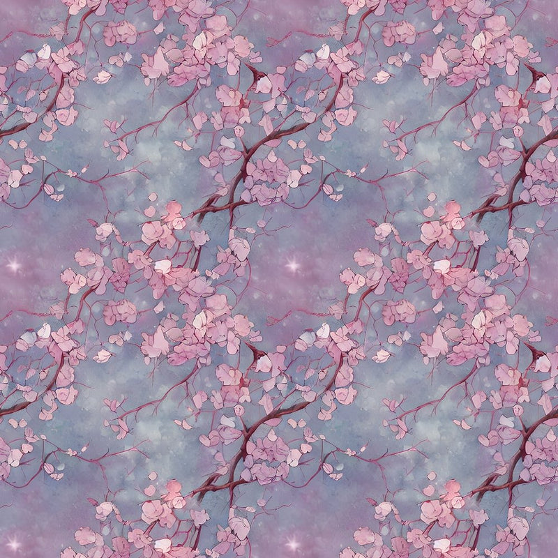Small Rose Quartz Lovebird Fabric - ineedfabric.com