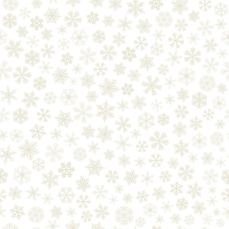 Small Snowflakes Tone on Tone Fabric - ineedfabric.com