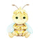 Smiling Sweet Bee Fabric Panel - ineedfabric.com