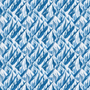 Snow Mountains Fabric - Blue - ineedfabric.com