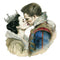 Snow White & The Prince Kissing Fabric Panel - ineedfabric.com