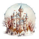 Snow Whites Castle 1 Fabric Panel - ineedfabric.com