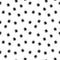 Snowflake Pattern Fabric - Black & White - ineedfabric.com