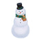 Snowman With Top Hat Fabric Panel - ineedfabric.com