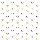 Snowmen Smiling Faces Fabric - ineedfabric.com