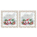 Snowy Christmas Gnomes Pillow Panels - ineedfabric.com