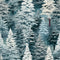 Snowy Winter Forest Pattern 2 Fabric - ineedfabric.com