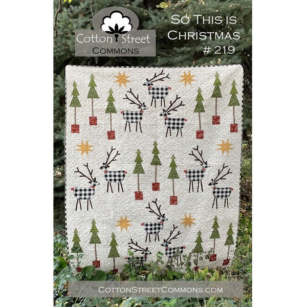 So This Is Christmas Quilt Pattern - ineedfabric.com