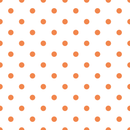 Soft Orange Dots Fabric - White - ineedfabric.com