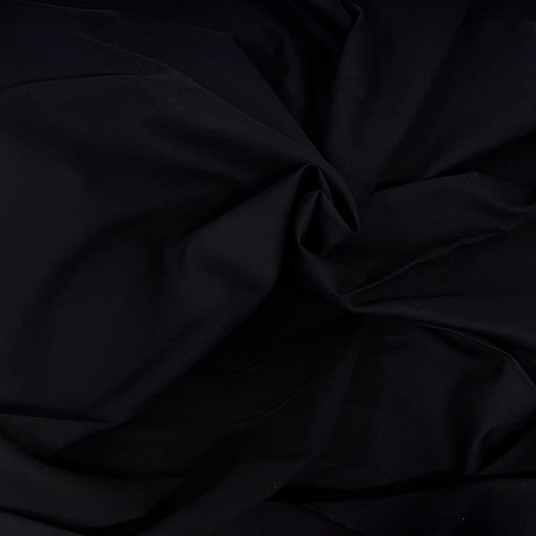Solid Fabric - Midnight Black - ineedfabric.com