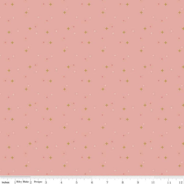 Sparkler Fabric - Apricot Blush Sparkle - ineedfabric.com