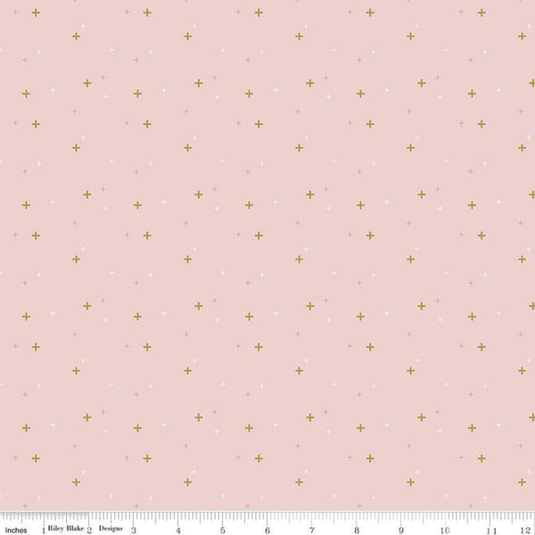 Sparkler Fabric - Baby Pink Sparkle - ineedfabric.com
