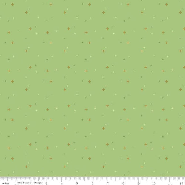 Sparkler Fabric - Riley Green Sparkle - ineedfabric.com