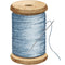 Spool Of Thread Fabric Panel - Blue - ineedfabric.com