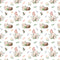 Spring Birds and Nests Fabric - ineedfabric.com