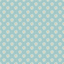 Spring Daisies Fabric - Blue - ineedfabric.com