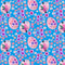 Spring Easter Eggs & Flowers Fabric - ineedfabric.com