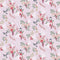 Spring Flowers & Birds Fabric - Pink - ineedfabric.com