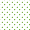 Spring Green Dots Fabric - White - ineedfabric.com