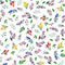 Spring Sensation Leaf Sprig Fabric - ineedfabric.com