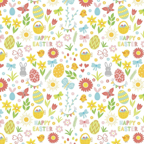 Spring Time Easter Fabric - ineedfabric.com