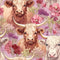 Springtime Highland Cows Pattern 3 Fabric - ineedfabric.com