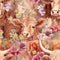 Springtime Highland Cows Pattern 9 Fabric - ineedfabric.com