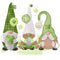 St Patrick's Day Gnomes Scene 2 Fabric Panel - ineedfabric.com