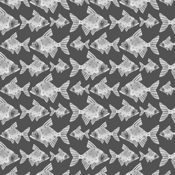 Stacked Gray Carps Fabric - ineedfabric.com
