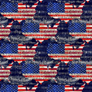 Star Spangled Banner Fabric - Multi - ineedfabric.com