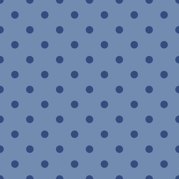 Starry Night Dots Fabric - Dark Blue - ineedfabric.com